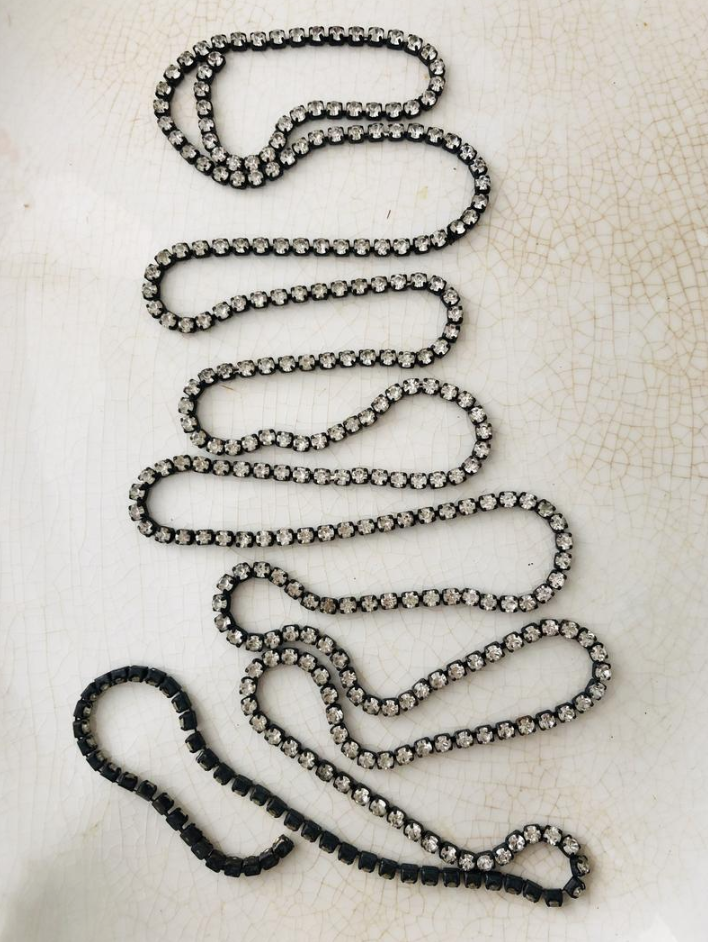 Crystal chain clearance jewellery
