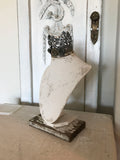 Jewelry bust,necklace stand,jewelry holder, with crown