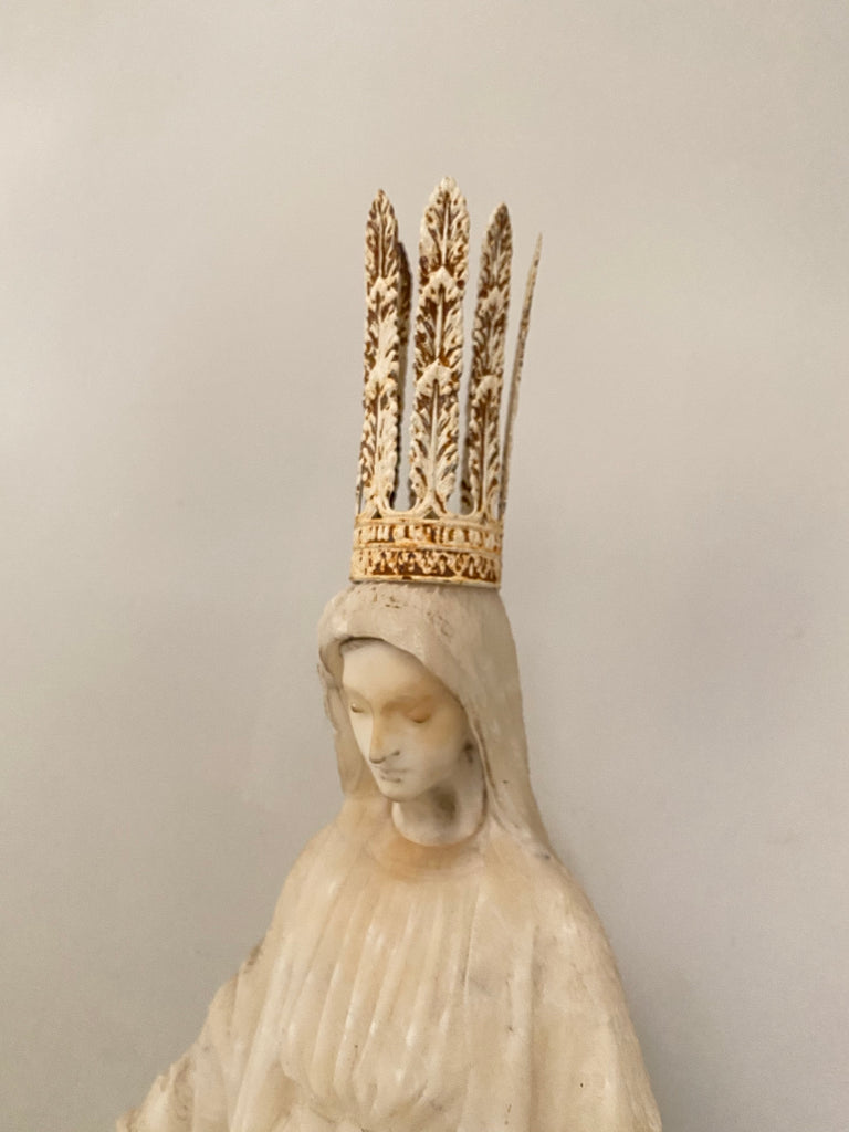 Metal crown,tall leaf feather crown for statues,busts and