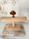 Burlap cuff holder,Jewelry Stand