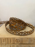 Gallery wire, Tin Crown Banding  sold by the foot
