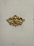 Gold scroll stamping