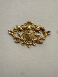 Gold scroll stamping