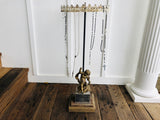 Vintage cherub jewelry display,necklace stand,Jewelry holder,