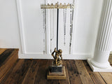 Vintage cherub jewelry display,necklace stand,Jewelry holder,