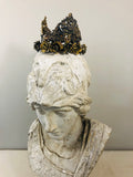 Metal crown with beautiful petite roses around the base of crown