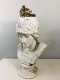 Crown with cherub medallion and small crown
