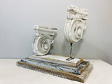 Plaster corbel jewelry stand, architectural jewelry display, plaster corbel statue, jewelry stand