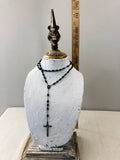 Jewelry bust with old fence finial top