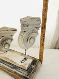 Plaster corbel jewelry stand, architectural jewelry display, plaster corbel statue, jewelry stand
