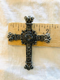 Metal cast cross 2 pieces