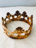 Metal crown,head crown,metal crown,queen crown, 3.75"
