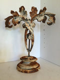 Leaf cast iron necklace Display,jewelry stand,jewelry display,cast iron salvaged parts,iron leaves,cast iron leaf,cast iron stand,iron stand