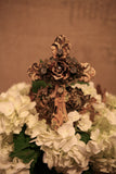 Metal shabby chic crown with cross,metal crown with cross and roses,crown supplies,metal garland crown,shabby chic,patina