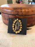 Small metal pill box virgin mary pendent,virgin mary charm piece finding-patina black,keep sake box,metal flowers,jewelry flowers