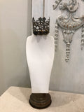 Lace crown, 3” medium metal  lace crown