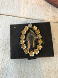 Small metal pill box virgin mary pendent,virgin mary charm piece finding-patina black,keep sake box,metal flowers,jewelry flowers