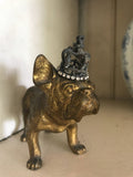 Small crown,patina metal crown-queen crown-fairy crown-cross crown-religious-small crown,french bulldog crown