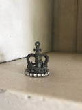 Small crown,patina metal crown-queen crown-fairy crown-cross crown-religious-small crown,french bulldog crown