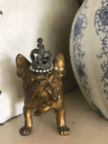 Small crown,patina metal crown-queen crown-fairy crown-cross crown-religious-small crown,french bulldog crown