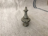 Lamp finials  aged bronze color with scroll design,pieces,lamp tops,lamp parts,flowered lamp parts,chandelier parts,lighting parts,#102
