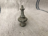 Lamp finials  aged bronze color with scroll design,pieces,lamp tops,lamp parts,flowered lamp parts,chandelier parts,lighting parts,#102