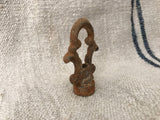 Lamp finials  aged bronze color with scroll design,pieces,lamp tops,lamp parts,flowered lamp parts,chandelier parts,lighting parts,#105