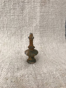 Lamp finials  aged bronze color with scroll design,pieces,lamp tops,lamp parts,flowered lamp parts,chandelier parts,lighting parts,#108