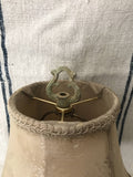 Lamp finials  aged bronze color with scroll design,pieces,lamp tops,lamp parts,flowered lamp parts,chandelier parts,lighting parts,#109