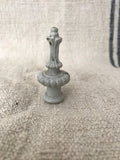 Lamp finials  aged bronze color with scroll design,pieces,lamp tops,lamp parts,flowered lamp parts,chandelier parts,lighting parts,#106