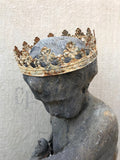 Metal crown,head crown,metal crown,queen crown, 3.75"
