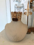 Necklace stand,jewelry holder,necklace display,vintage looking crown,jewelry holder,jewelry display,bust with crown on top