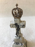 Cast iron Cross with crown