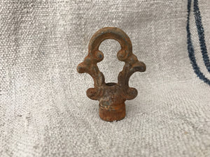 Lamp finials  aged bronze color with scroll design,pieces,lamp tops,lamp parts,flowered lamp parts,chandelier parts,lighting parts,#105