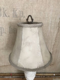 Lamp finials aged bronze color with scroll design