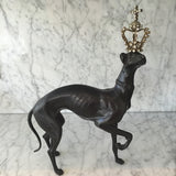 Vintage aged crystal patina metal crown-queen crown-fairy crown-cross crown-religious-small crown