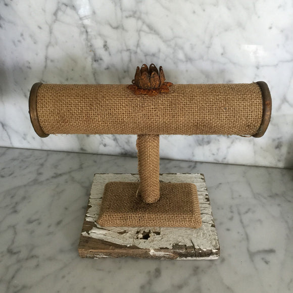 Burlap cuff holder,Jewelry Stand