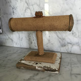 Burlap cuff holder,Jewelry Stand