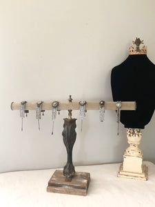 Ball and claw foot jewelry stand
