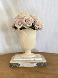 Wood base made from old barn wood