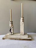 Ivory Ring stand, Ivory wood ring holder
