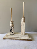 Ivory Ring stand, Ivory wood ring holder