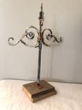 Cast iron Jewelry Stand,necklace display,salvaged fence part
