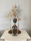 3 Fleur De Lis Architectural Jewelry Stands