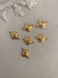 Jewelry connectors in gold 6 pieces