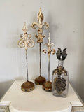 3 Fleur De Lis Architectural Jewelry Stands