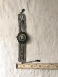 Rhinestone bracelet, embellished rhinestone bracelet and a round mary pendant