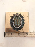 Small metal pill box virgin mary pendent,virgin mary charm piece finding-patina black,keep sake box,metal flowers,jewelry flowers