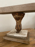 Vintage claw foot stand-bar wood stand -bathtub feet 6