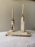 Ivory Ring stand, Ivory wood ring holder